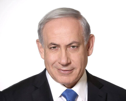 Official portrait of Israeli Prime Minister Benjamin Netanyahu.