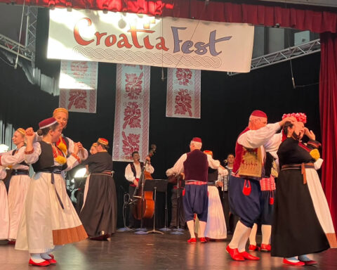 CroatiaFest Seattle traditional Croatian dancers performing at the festival