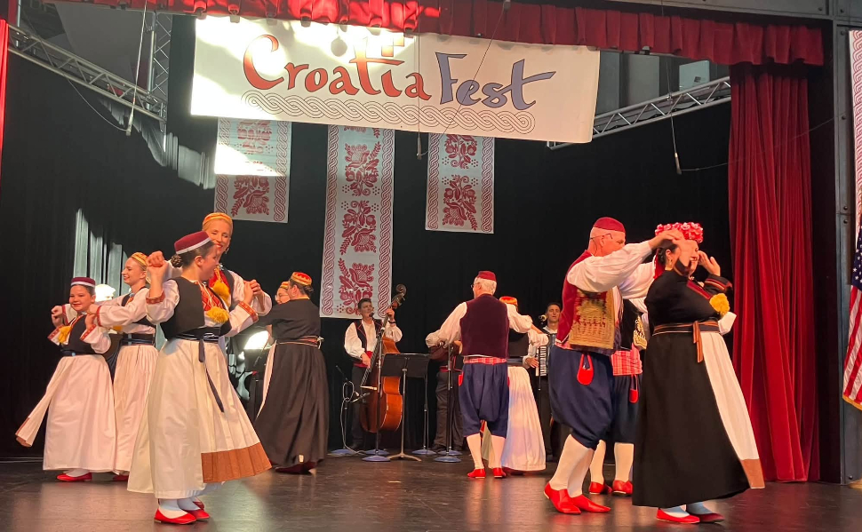 CroatiaFest Seattle traditional Croatian dancers performing at the festival
