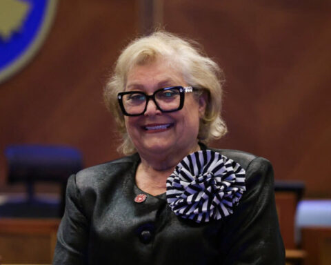 Justina Shiroka Pula, newly elected president of Kosovo