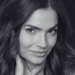 Black-and-white portrait of Serbian actress Marija Karan, host of the Serbian Philanthropic Gala 2026.