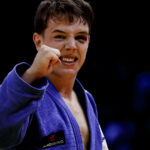 Serbian judoka Mihajlo Simin, bronze medalist at the World Judo Championships in Baku
