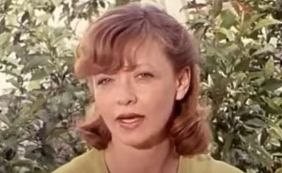Archival screen image of Yugoslav actress Milena Dravić.
