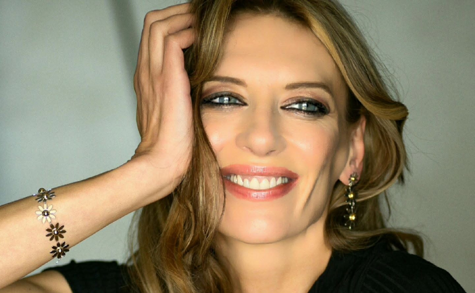 Portrait of former Serbian model Slađana Tesla, who was found dead in Belgrade at the age of 53.