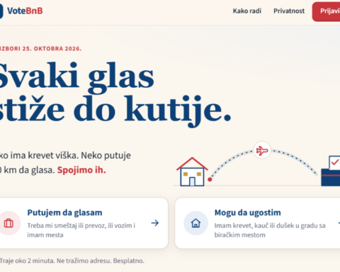 VoteBNB Serbian diaspora platform for transport and accommodation assistance