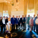 John Televantos and his family with Cyprus Children's Fund representatives at the 2026 award ceremony in New Jersey.