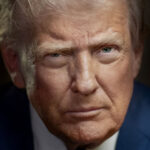 Official presidential portrait of US President Donald Trump