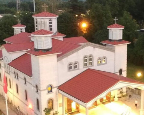 Sts. Kiril and Metodij Macedonian Orthodox Church in Cedar Grove, New Jersey.
