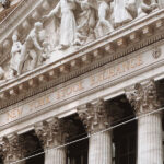 New York Stock Exchange building on Wall Street in New York City.